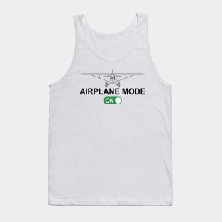 Airplane Mode On, STOL Tailwheel Bush Plane Tank Top